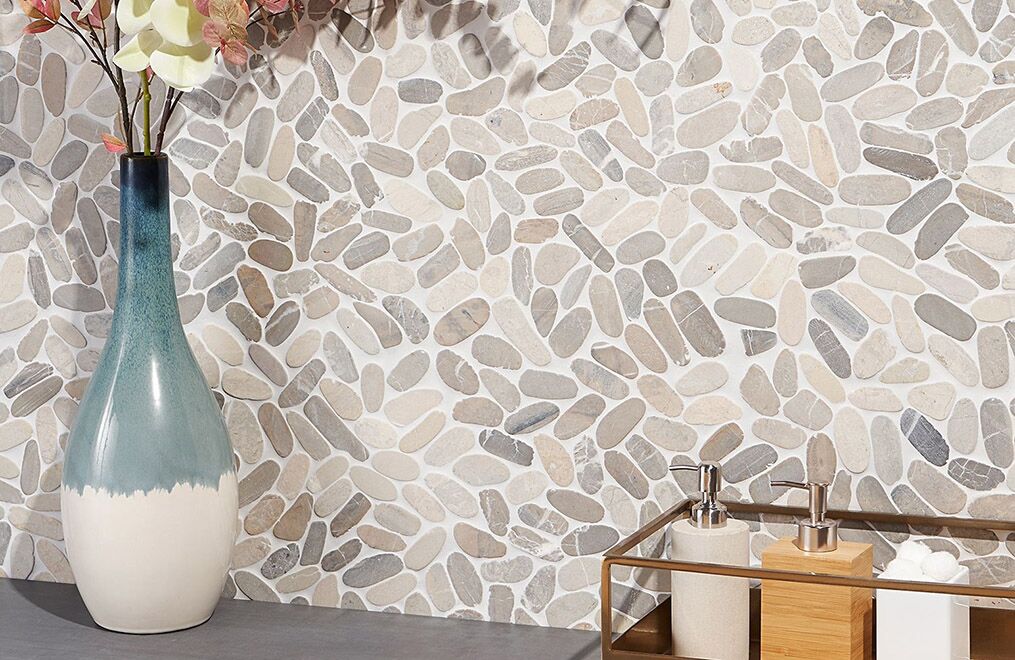 Sliced Oval Pebblestone Collection