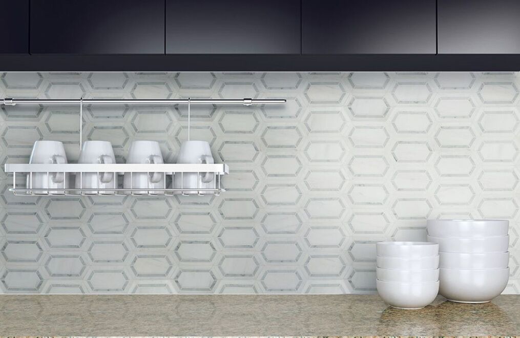Bianco Dolomite Mosaic Collection - Image 2