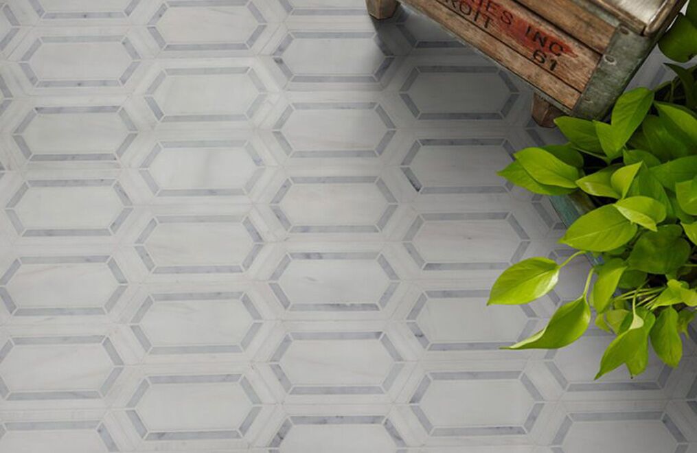 Bianco Dolomite Mosaic Collection